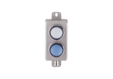 AC2380 AS-Interface illuminated pushbutton module AS-i Module 2BI 2LO WT/BL IP69K