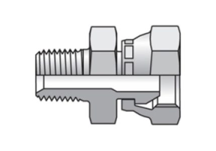Parker 0107-12-12 Swivel male stud NPT3/4″ x NPT3/4″